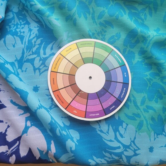 Ruby Rd Women Top XL Kimono Sleeve with Tank Blue Floral Lined FLO215E - Picture 8 of 8